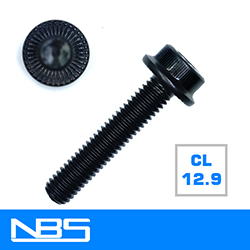 Cl.12.9 RIB-Lock&#153; Socket Flange Screw
