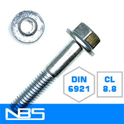 Cl.8.8 DIN 6921 Frame Bolts