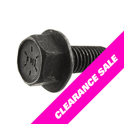 1/2-20 x 1-1/4" Gr.8 Frame Bolt - Indented - Non-Serrated, Black Phos & Oil ( Made in Taiwan )