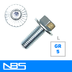 Gr.5 Large Serrated Hex Flange Machine Bolts