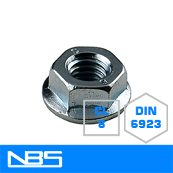 DIN 6923 Serrated Flange Nuts