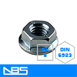 DIN 6923 Serrated Flange Nuts