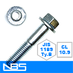 Cl.10.9 JIS 1189 Type B Non-Serrated Frame Bolts